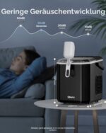 Silonn Eiswürfelmaschine – 9 Eiswürfel in 6 Min., tragbar mit Selbstreinigung – Bild 6