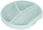 Kindsgut Saugteller Aquamarin aus Silikon – Rutschfester Esslernteller für Babys – Bild 5