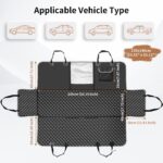 KYG Hundedecke Auto Rückbank 135x140 cm – Wasserdicht & rutschfest für alle Fahrzeuge – Bild 2