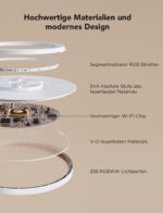 Govee RGBIC Deckenleuchte 24W Ø30cm – Smart LED Deckenlampe mit 16M Farben für Wohnzimmer – Bild 3