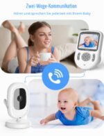 TakTark Babyphone mit Kamera 2,8 Zoll – 720p HD Überwachung ohne WLAN für Eltern – Bild 3