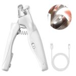 WWVVPET Nagelknipser mit LED-Licht – Professionelle Krallenschere für Hunde & Katzen
