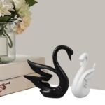 Airshi Schwanenfigur 2er Set – Elegante Keramik-Dekoration für jeden Raum – Bild 2