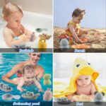 BIQIQI 15-teiliges Badespielzeug Set mit Spritztieren & Booten – Sicheres Wasserspielzeug für Kleinkinder – Bild 7
