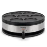 H.Koenig KREP56 Crêpes Maker 2in1 – Elektrische Crêpesmaschine mit Wendeplatte 1500W