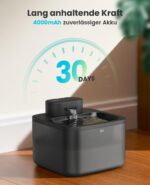 oneisall 2.2L kabelloser Katzenbrunnen – 20dB ultraleise mit Bewegungsmelder & 45 Tage Akkulaufzeit – Bild 6