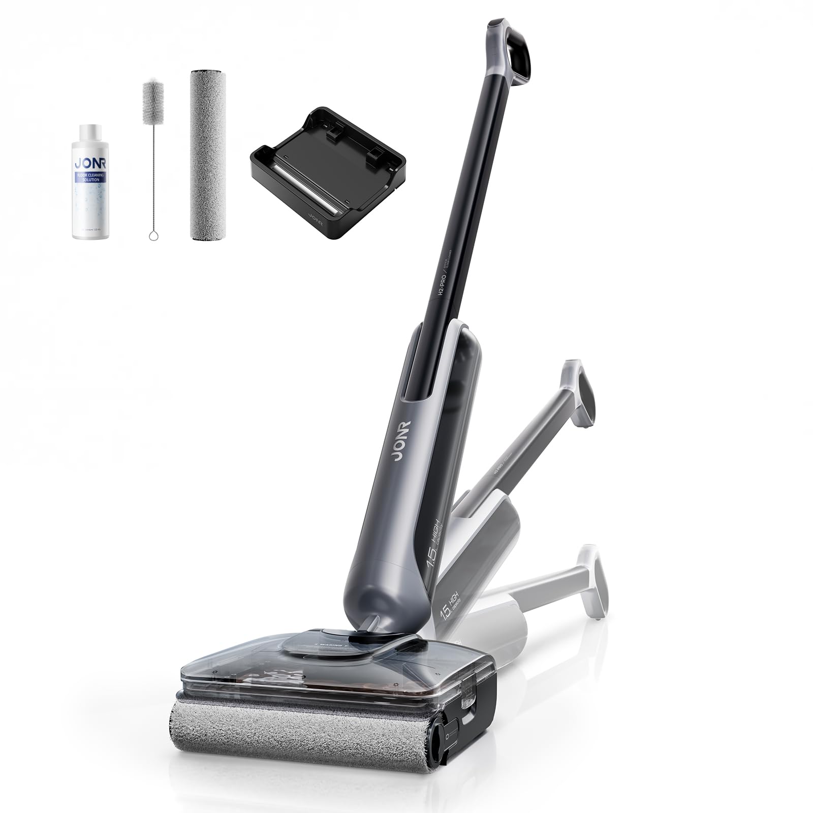 JONR H2 Pro Akku-Wischsauger – 20kPa Nass-Trocken, Selbstreinigung, 180° Flach