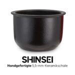 Yum Asia Tsuki Mini-Reiskocher 2,5 Tassen – Fuzzy-Logik mit Shinsei-Keramik – Bild 7