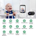 GHB Babyphone mit Kamera 720P HD – Sicherer Baby Monitor mit 15h Akku & Nachtsicht – Bild 9
