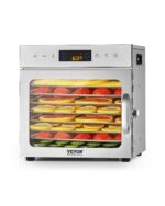 VEVOR Dörrautomat 8 Schalen 400W – Profi-Futtertrockner mit Temperaturregelung & Timer