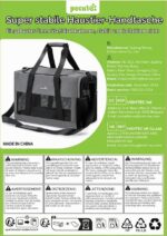 pecute Haustier-Transporttasche Gross 42.5cm – Stabile Katzen- & Hundetasche bis 5kg – Bild 10