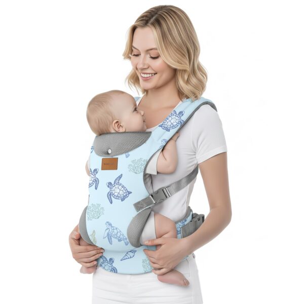 YooxArmor Babytrage 4-36 Monate – Ergonomische M-Position mit 4 Tragepositionen