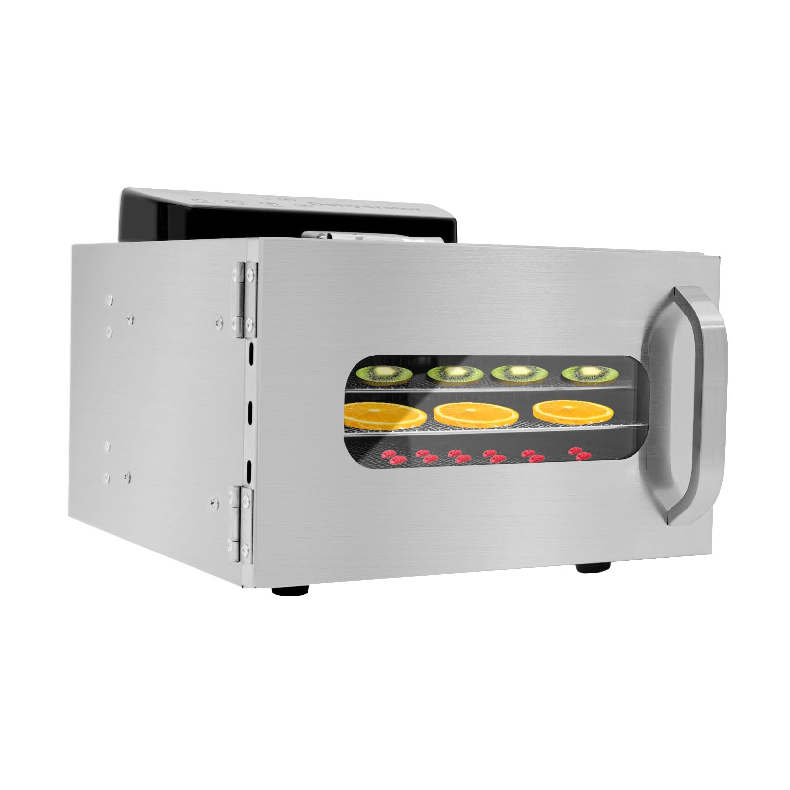 Garbenat Lebensmitteldehydrator 6 Etagen 400W – Professioneller Dörrautomat mit Edelstahl