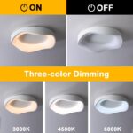 meibeileil LED-Deckenleuchte 52cm Dimmbar mit Fernbedienung – Moderne Deckenlampe 3000K-6500K – Bild 2