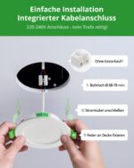 HOMEOW LED Einbaustrahler 6er Set – 3 Farbtemperaturen, IP44 Badezimmer & Küche – Bild 6