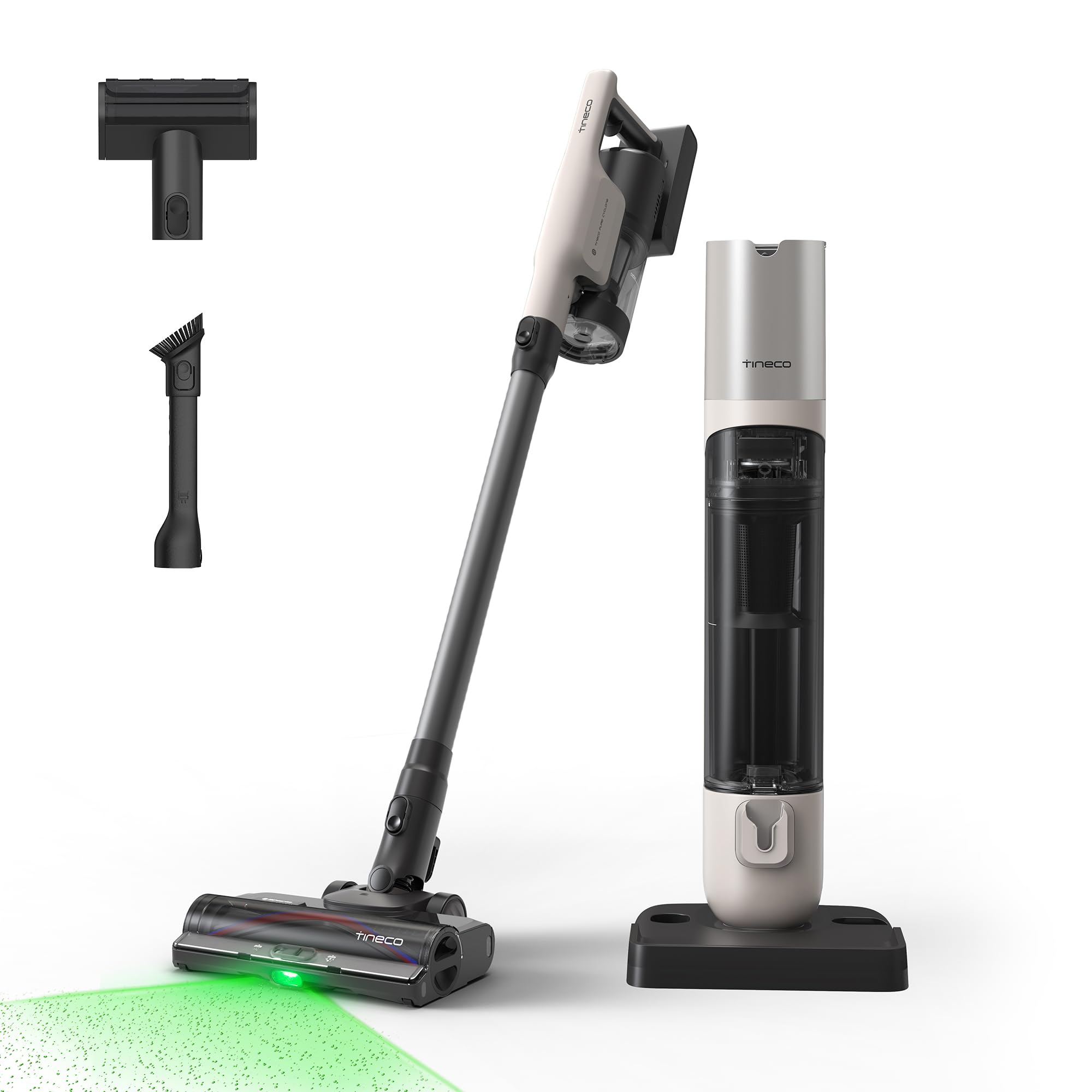 Tineco Pure ONE Station 5 PRO Akkusauger – 200AW Saugkraft mit Auto-Empty & Selbstreinigung