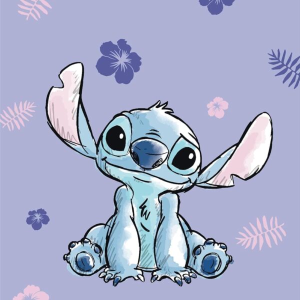 Disney Lilo & Stitch Microflanell-Decke 100 x 150 cm – Kuscheldecke Blau