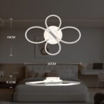 Amdelne LED Deckenleuchte Blüten-Design 42W 5300lm – Dimmbar mit Fernbedienung – Bild 5