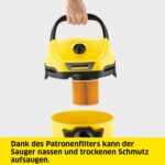KÄRCHER WD 3 V-17/4/20 Nass-Trockensauger – 1.000 W Mehrzwecksauger mit Patronenfilter – Bild 2