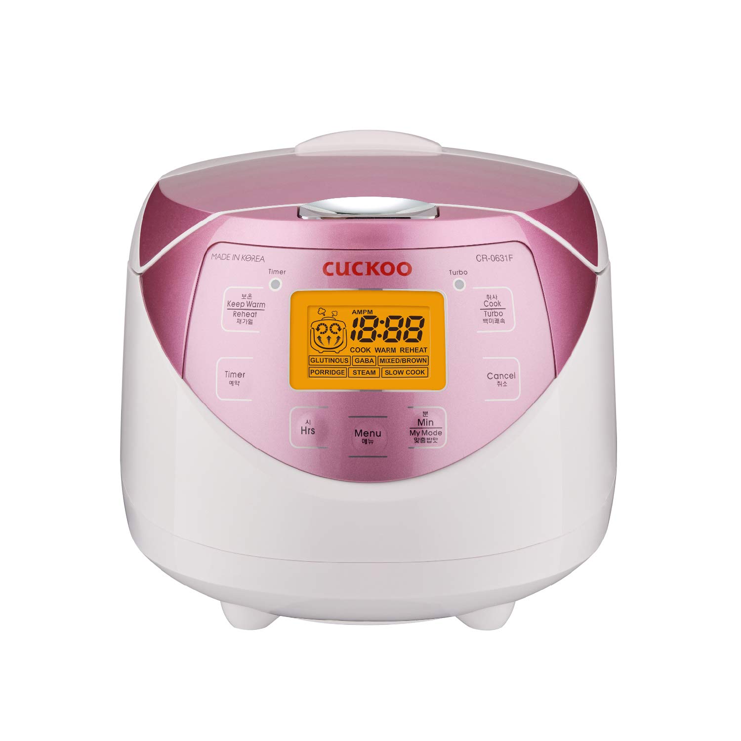 CUCKOO CR-0631F Reiskocher 6 Tassen – Micom Technologie mit 7 Kochmodi für Familien