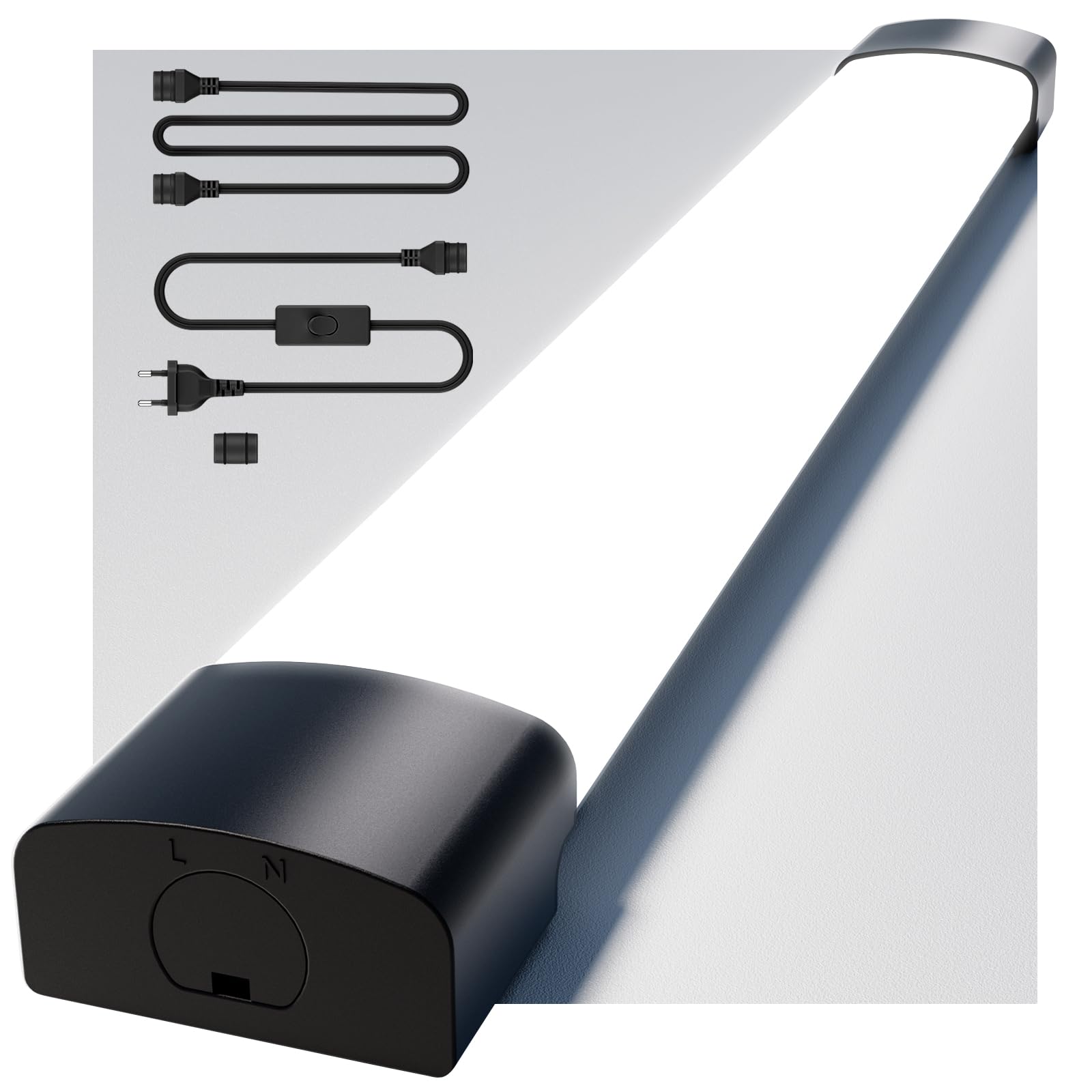 ANTENLICHT LED Feuchtraumleuchte 40 cm – 1760 Lumen Kaltweiss für Keller & Garage
