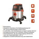 BLACK+DECKER BXVC20XTE Nass- & Trockensauger 20L – 1400W mit Werkzeuganschluss – Bild 3