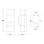 Steinel LED Außenleuchte L 910 S – Wandleuchte mit 180° Bewegungsmelder & 12m Reichweite – Bild 10