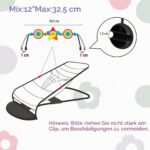 iGRATENS Baby-Bounzer Toy Bar – Holzspielzeug für motorische Entwicklung – Bild 7