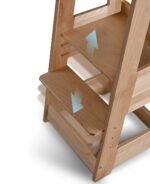 tiSsi® Lernturm Felix – Mitwachsender Montessori Entdeckerturm aus Buche, höhenverstellbar – Bild 3
