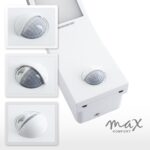 Maxkomfort LED Außenwandleuchte mit Bewegungsmelder – 15W Neutralweiß IP54 für Eingang & Garten – Bild 5