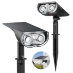 Linkind Solar Gartenleuchte StarRay 2er Pack mit Bewegungsmelder – 1000lm IP67