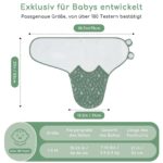 Yukkidds Pucksack 3er Pack – 100% Baumwolle Pucktuch für Neugeborene 0-3 Monate – Bild 2