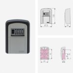 ABUS KeyGarage 707 Schlüsselbox mit 4-stelligem Zahlencode – Aluminiumgehäuse für 7 Schlüssel – Bild 5