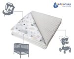 Medi Partners Babydecke 75x100cm – Kuscheldecke aus 100% Baumwolle für Neugeborene – Bild 5