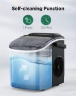 Silonn Eiswürfelmaschine – 9 Würfel in 6 Minuten, 12 kg/24h, 2 Grössen – Bild 4