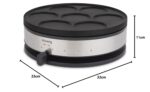 H.Koenig KREP56 Crêpes Maker 2in1 – Elektrische Crêpesmaschine mit Wendeplatte 1500W – Bild 3