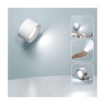 Feallive LED Wandleuchte mit Akku – 360° drehbar, Touch Control, 3 Helligkeitsstufen