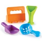 Learning Resources Sensory Scoops Set 4er – Montessori Lernwerkzeug für Feinmotorik & Sensorik – Bild 3