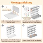 Lifewit Babyflaschen Trockenständer mit 15 Haken – Platzsparender Flaschentrockner für Arbeitsplatte – Bild 9