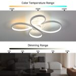 Amdelne LED Deckenleuchte Blüten-Design 42W 5300lm – Dimmbar mit Fernbedienung – Bild 2