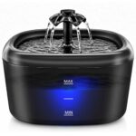 Nenozi Katzenbrunnen 2.2L mit LED-Anzeige – Automatischer Wasserbrunnen für Katzen & Hunde