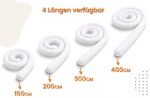 200 cm Bettschlange Totsy Baby – Handmade Baumwolle mit Sternenmuster für Babybett & Kinderzimmer – Bild 2