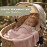 DIKOS Babydecke Sommer 75×100 cm Bio-Baumwolle – Atmungsaktive Strickdecke für Neugeborene – Bild 4