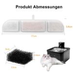 EchoPaws Katzenbrunnen Filter 28er Set – Mehrstufige Filtration für sauberes Trinkwasser – Bild 7