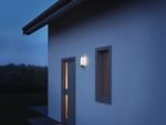 Steinel L 22 Außenleuchte Anthrazit – moderne Wandleuchte mit Edelstahlblende für Hauseingang – Bild 3