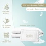 KiGATEX Baby Bettdeckenset 100x135+40x60 cm mit Bärchen – Ganzjahresdecke OEKO-TEX® zertifiziert – Bild 3