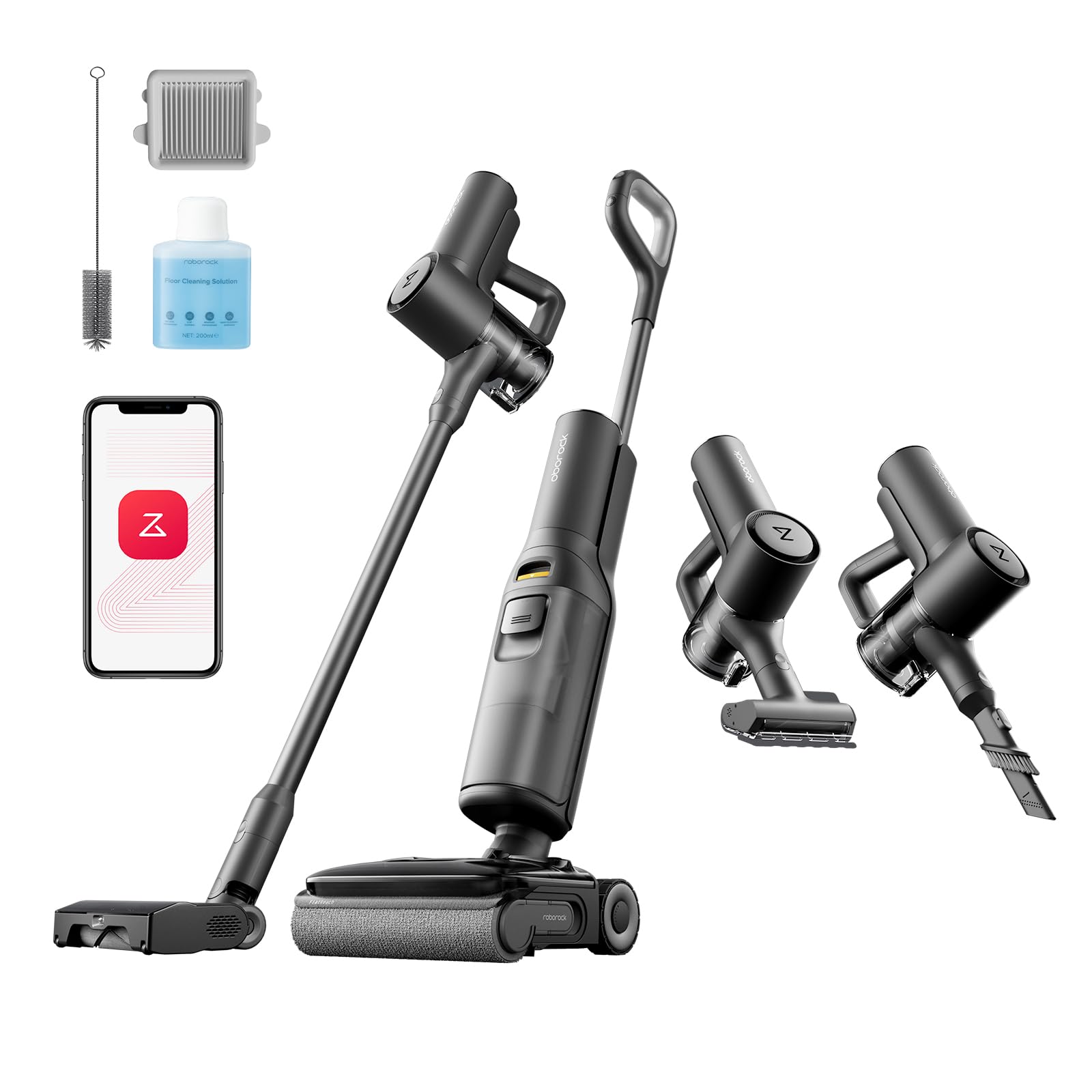 roborock F25 ACE Combo – 5-in-1 Nass-Trockensauger mit 20.000 Pa für Hartböden