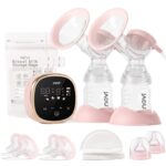 NCVI Elektrische Milchpumpe Rosa – 4 Modi, 9 Stufen, Ultra-Leise & Auslaufsicher