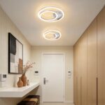 Homefire LED Deckenlampe 40cm Silber – 3000K Warmweiß, 23W für Wohnzimmer & Küche – Bild 3