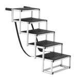 VEVOR 4-stufige Hundetreppe bis 68 kg – Einstiegshilfe für Auto, SUV & Möbel – Bild 4
